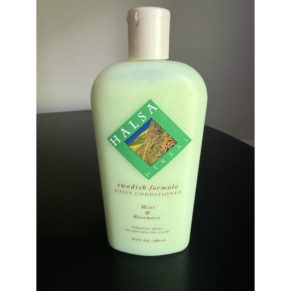 HALSA Herbal CONDITIONER Vintage Swedish Formula Mint & Rosemary 20 Fl Oz NEW